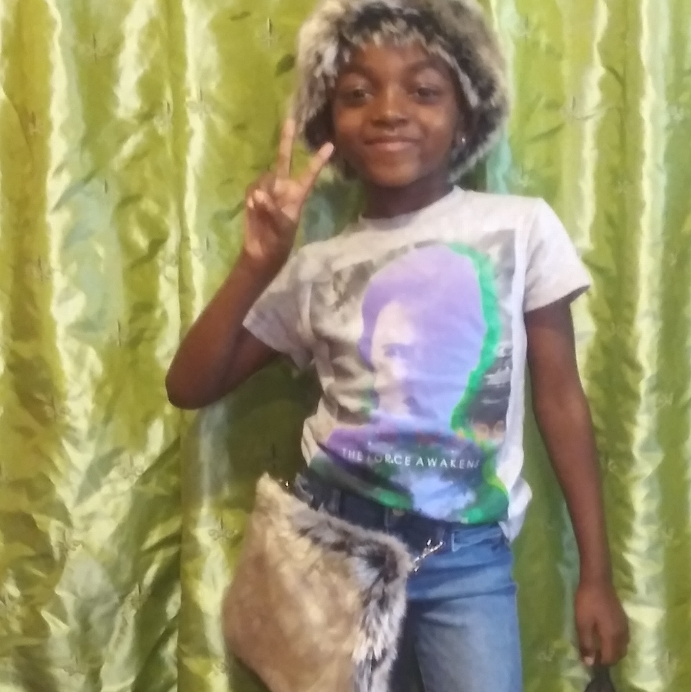 Little Princess hip sak, headband & fur socks